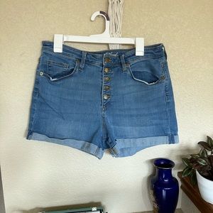 Universal Thread Denim High Waisted Shorts - Size 14